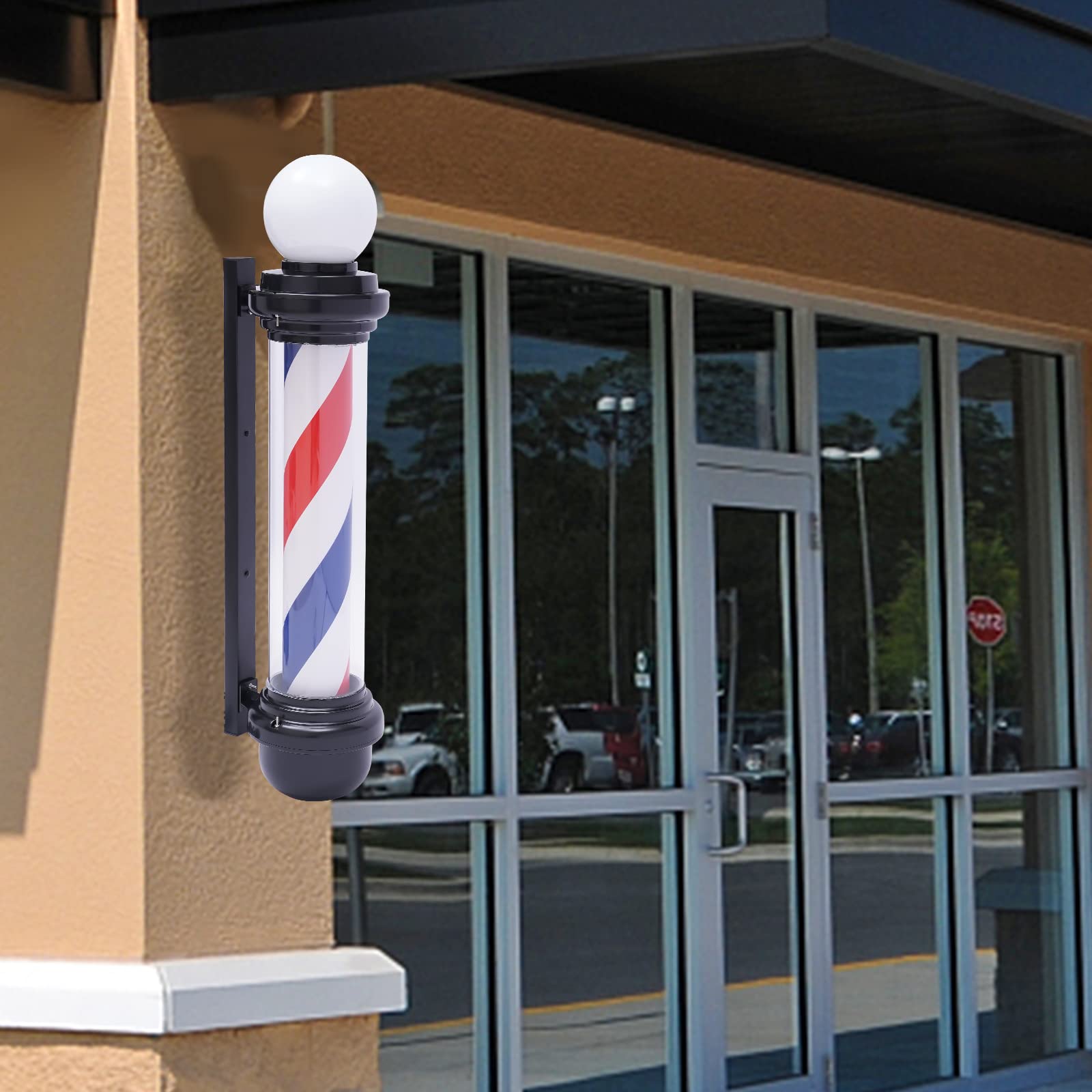 Amazon.com: Barber Shop Pole Rotating Light, 32